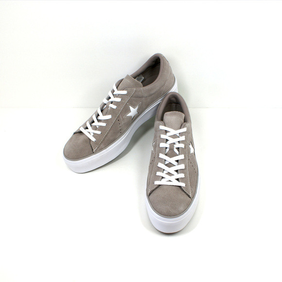 Converse One Star PLATFORM Low Top Sneakers Grey - Picture 5 of 5